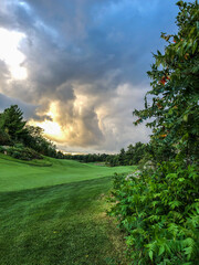 clouds on the course