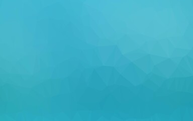 Fototapeta premium Light BLUE vector triangle mosaic template.