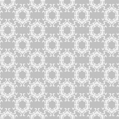 gray seamless pattern with flowers