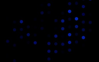 Dark Black vector layout with circle shapes.