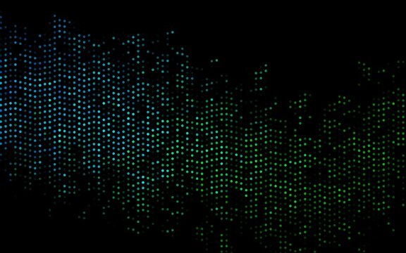 Dark Blue, Green vector backdrop with dots.