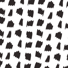 animal skin print pattern, abstract brushes blacks spots decoration