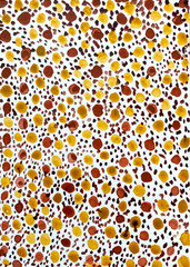 Abstract geometric pattern. Watercolor illustration with hand drawn geometry shapes.