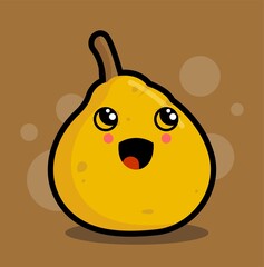 yellow pear