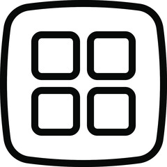 user interface icon line style icon. vector illustration. vector icon