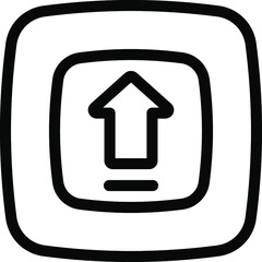 user interface icon line style icon. vector illustration. vector icon