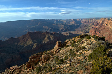 ｲﾝﾃﾞｨｱﾝ・ﾀﾜｰから右奥ｺﾛﾗﾄﾞ河の眺望