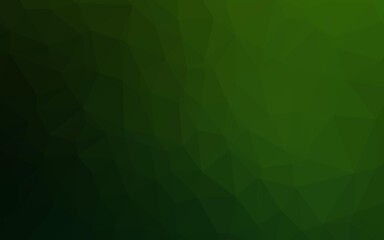 Fototapeta premium Light Green vector blurry triangle pattern.