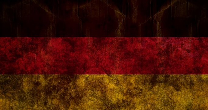 Textured pattern flickering against German flag