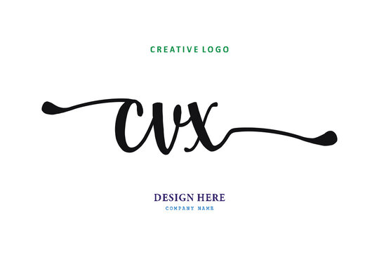 simple CVX letter arrangement logo is easy to understand, simple and authoritative
