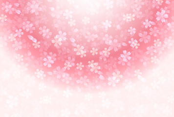 桜　和柄　年賀状　背景