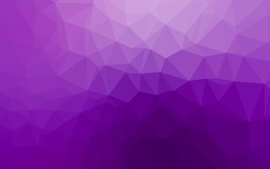 Obraz premium Light Purple vector shining triangular template.