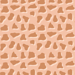 animal skin print pattern, brown irregular shadows spots
