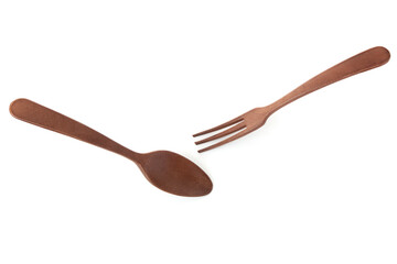 木製のスプーンとフォーク