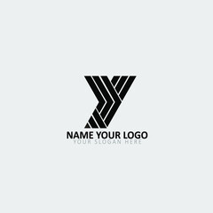 Initial letter y  logo design