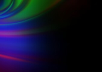 Dark Multicolor, Rainbow vector blurred and colored template.