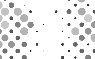 Light Silver, Gray vector cover with spots.