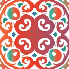 Fototapeta premium Traditional ornate mexican talavera.