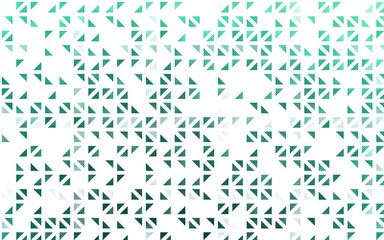Light Green vector texture in triangular style.
