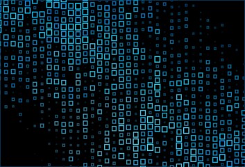 Dark BLUE vector backdrop with rhombus.