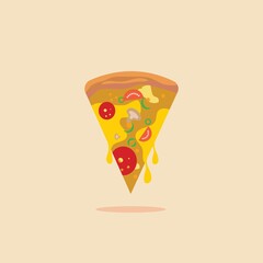 pizza icon illustration vector design