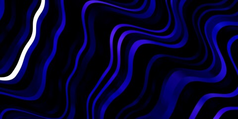 Dark Pink, Blue vector texture with curves. Colorful geometric sample with gradient curves. Best design for your posters, banners.