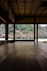 冬の岡山後楽園 雪景色
