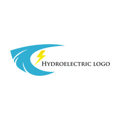 The hydropower logo with a simple, elegant design is perfect for your business, using the latest Adobe illustrations.
