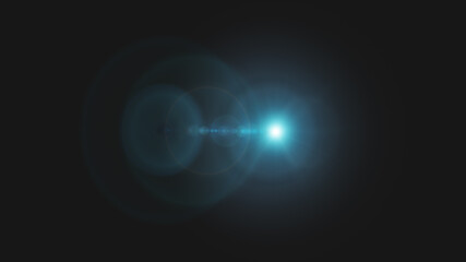 Light lens flare effect