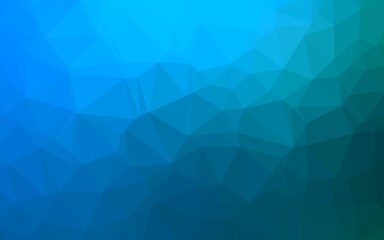 Light BLUE vector abstract polygonal layout.