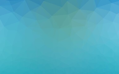 Light BLUE vector polygonal template.