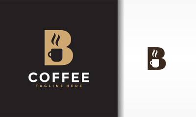 letter B coffee cup logo © Hasim