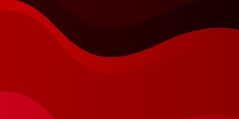 Dark Red vector backdrop with bent lines. Abstract gradient illustration with wry lines. Pattern for commercials, ads.