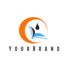 Educational logo with a simple and elegant design that's perfect for your business and uses the latest Adobe illustrations.