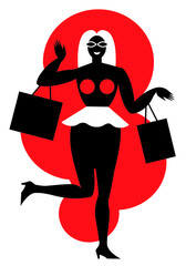 illustration of people girl