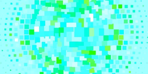 Light Blue, Green vector background in polygonal style. Illustration with a set of gradient rectangles. Modern template for your landing page.