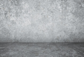 plaster wall, grey background
