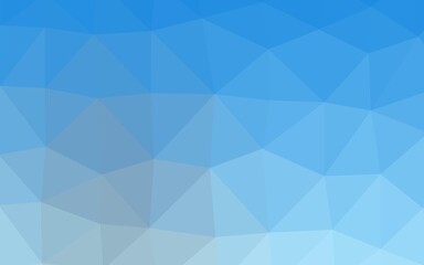 Light BLUE vector polygonal pattern.