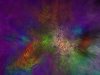 Printed kitchen splashbacks Game of Paint Imaginatory fractal background Image