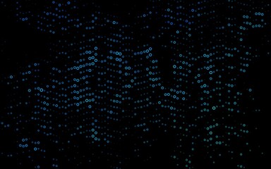 Light Blue, Green vector background with bubbles.