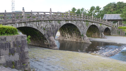 Fototapeta na wymiar 小川と橋