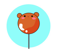 Lollipop teddy bear 
