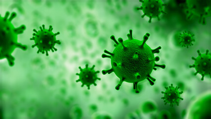 Coronavirus COVID-19 under the microscope