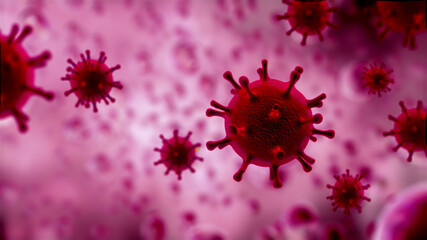 Coronavirus COVID-19 under the microscope