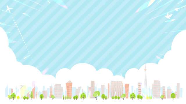 Townscape summer_en_skyline 16-9 wide