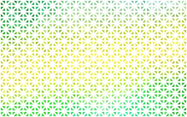 Light Green, Yellow vector cover in polygonal style.