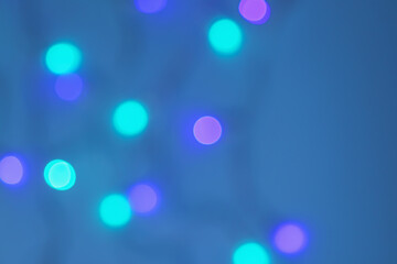 Abstract background with blurred lights