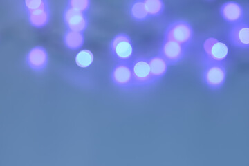 Abstract background with blurred lights