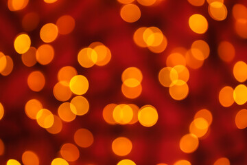 Abstract background with blurred lights