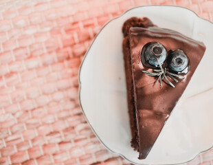 Dark Chocolate Blueberry Cake